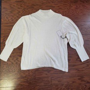 NEW 1.STATE Sweater Blouse Size 2X Ivory